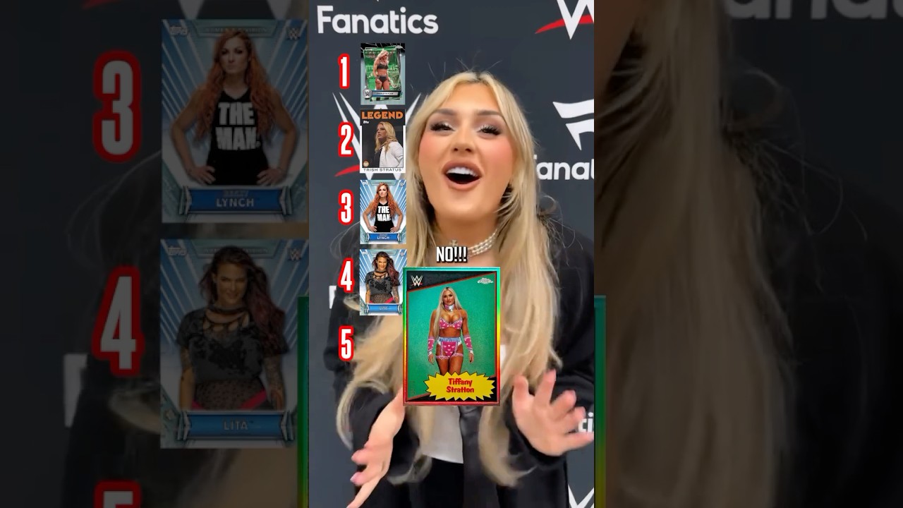 She CHEATED!! 😅🤣 You can't put two people at number 1!! 😩 Tiffany Stratton blind ranks 🏆