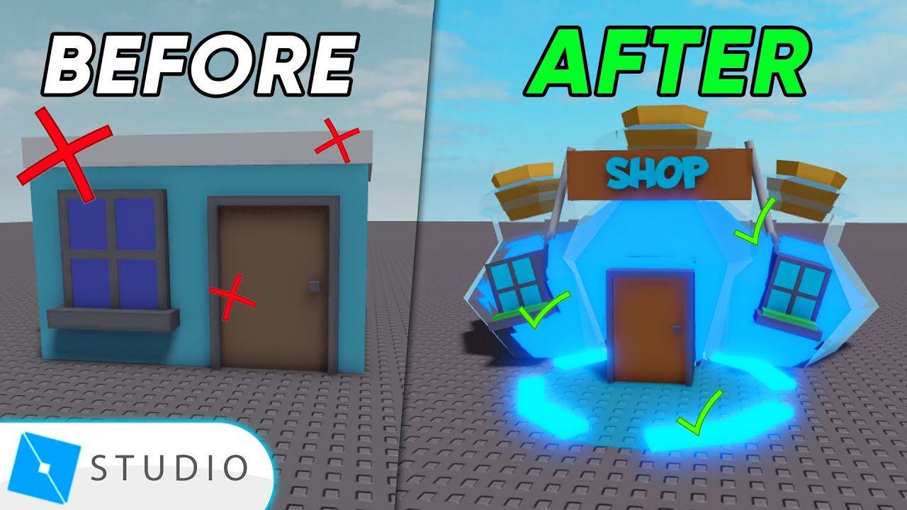 how-to-make-creative-and-uniqe-simulator-shops-roblox-studio-youtube