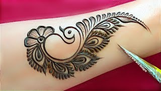 Very Beautiful Front Hand Mehndi Design Easy Simple Mehndi Design
