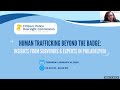 Human Trafficking Beyond The Badge: Insights From Survivors & Experts In Philadelphia