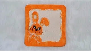 ITH Bunny Mug Rug -  By Kreative Kiwi