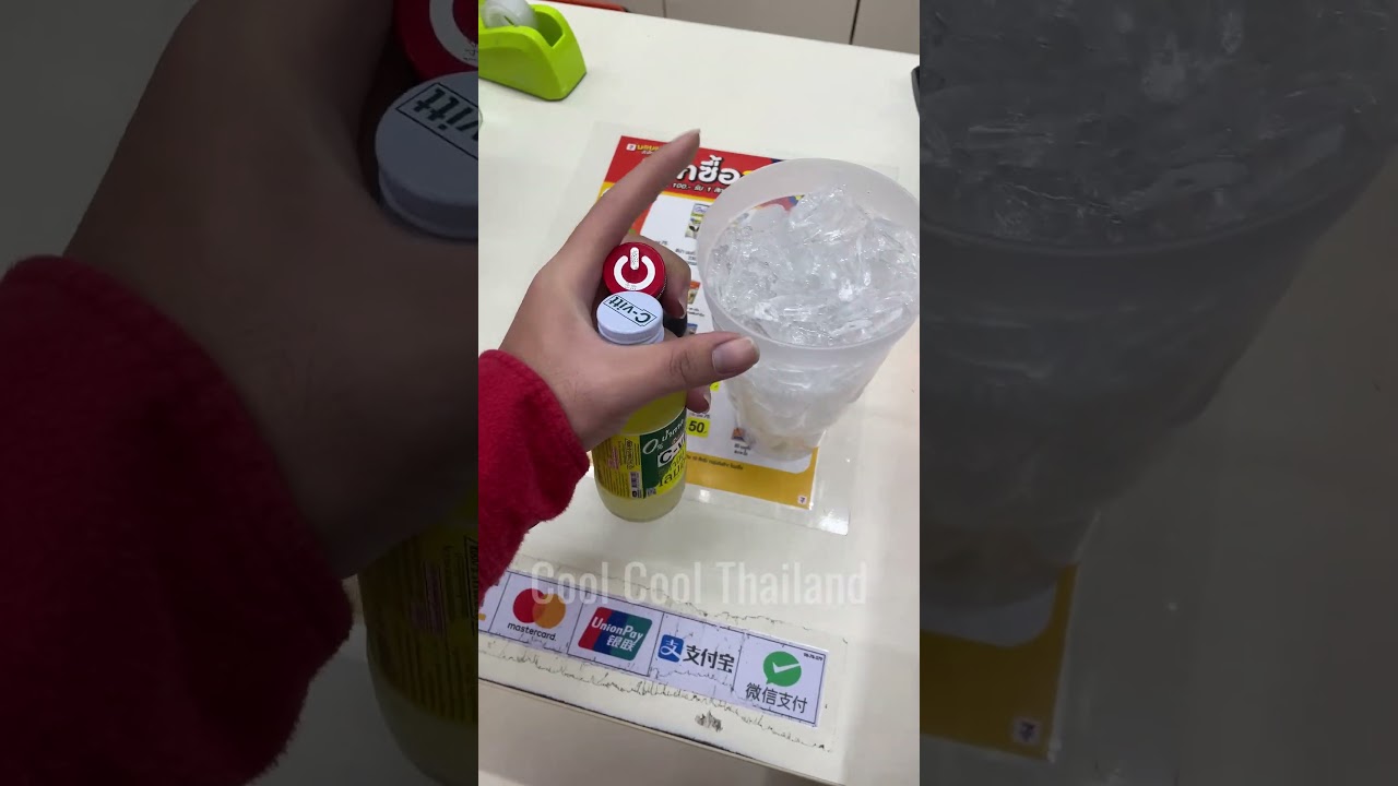 Thai Energy Drink + Vitamin C Combo | Must-Try 7-11 Mix!