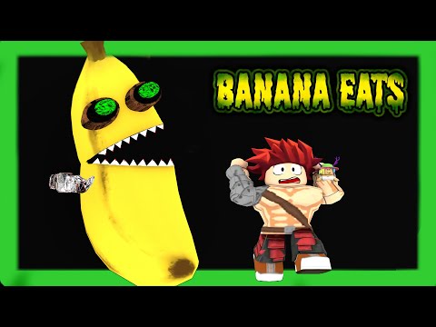 UN PLATANO ME QUIERE COMER!! BANANA EATS 🎂ROBLOX