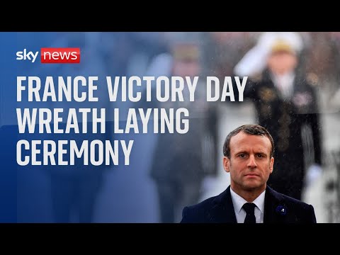 Watch live: france victory day wreath laying ceremony