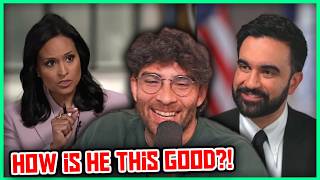 Zohran Shuts Down Corrupt Corporate Interviewer | Hasanabi Reacts