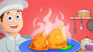 Samosa Cooking and Serving Game screenshot 1