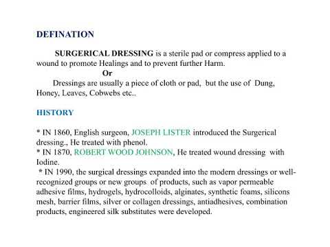 surgical dressing coverage criteria