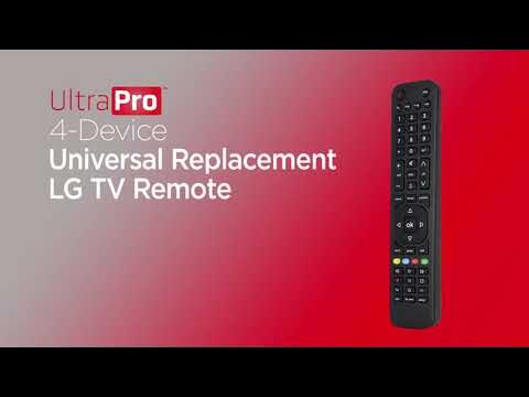 67209: UltraPro 4-Device Universal Replacement LG TV Remote - Overview