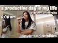 A PRODUCTIVE COLLEGE DAY IN MY LIFE. (student athlete edition)