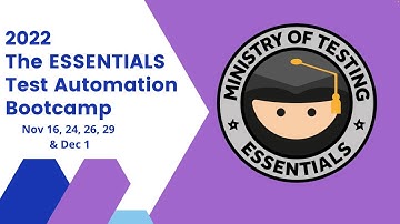 2022 The ESSENTIALS Software Testing Bootcamp, Day 1