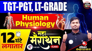 📌 **TGT-PGT, LT-GRADE : Human Physiology | Maha Marathon | 12 Hrs | By Satyendra Sir | ExamYug24**
