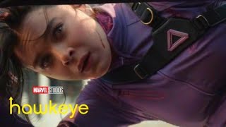 Hawkeye & Kate Bishop Vs Echo & Tracksuit Mafia - Car Chase Scene | Marvel Studios' Hawkeye S01 E03