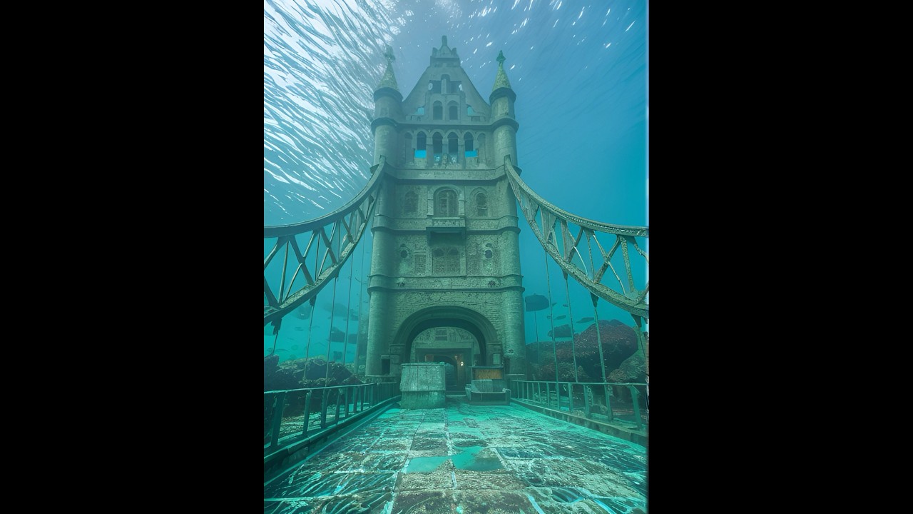 TOWER BRIDGE LONDON UNDERWATER 