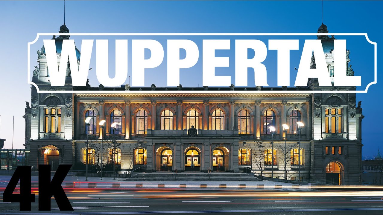 【4K】Drive through Wuppertal