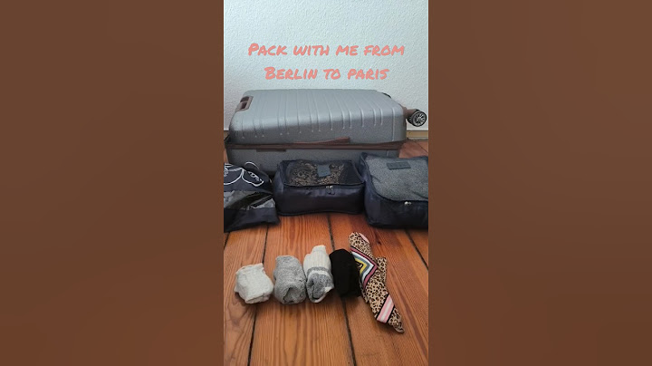🗼 Pack with me from #berlin to #paris #voyager #digitalnomad #organiser #ranger #vêtements #valise 🧳