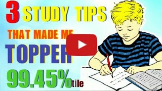 3 SECRET STUDY TIPS TO SCORE HIGHEST IN EXAMS MOTIVATIONAL (HINDI)| HOW I BECAME TOPPER
