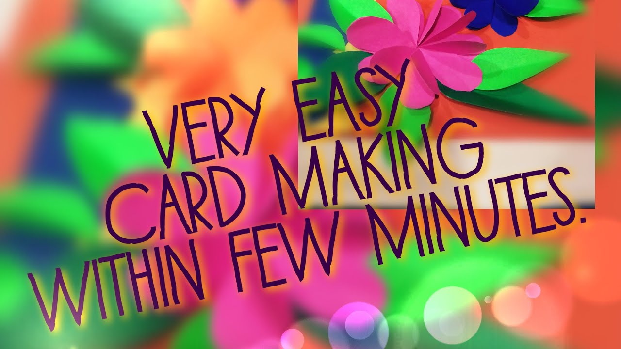 🏵🏵Very easy card making for All Purpose 🏵🏵✂