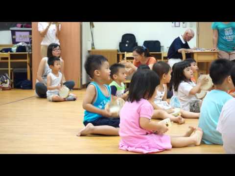慈濟上課(親子律動與打擊)第二堂