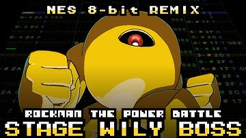 [Mega Man: The Power Battle] STAGE WILY BOSS (NES 8-bit remix, remake)