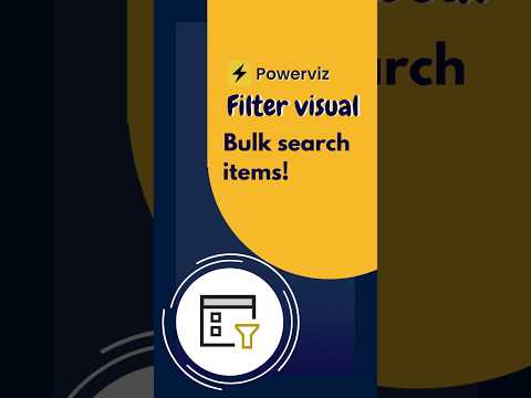 Powerviz Filter: Search