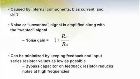 Op-Amp Basics Part II  (Parameters)