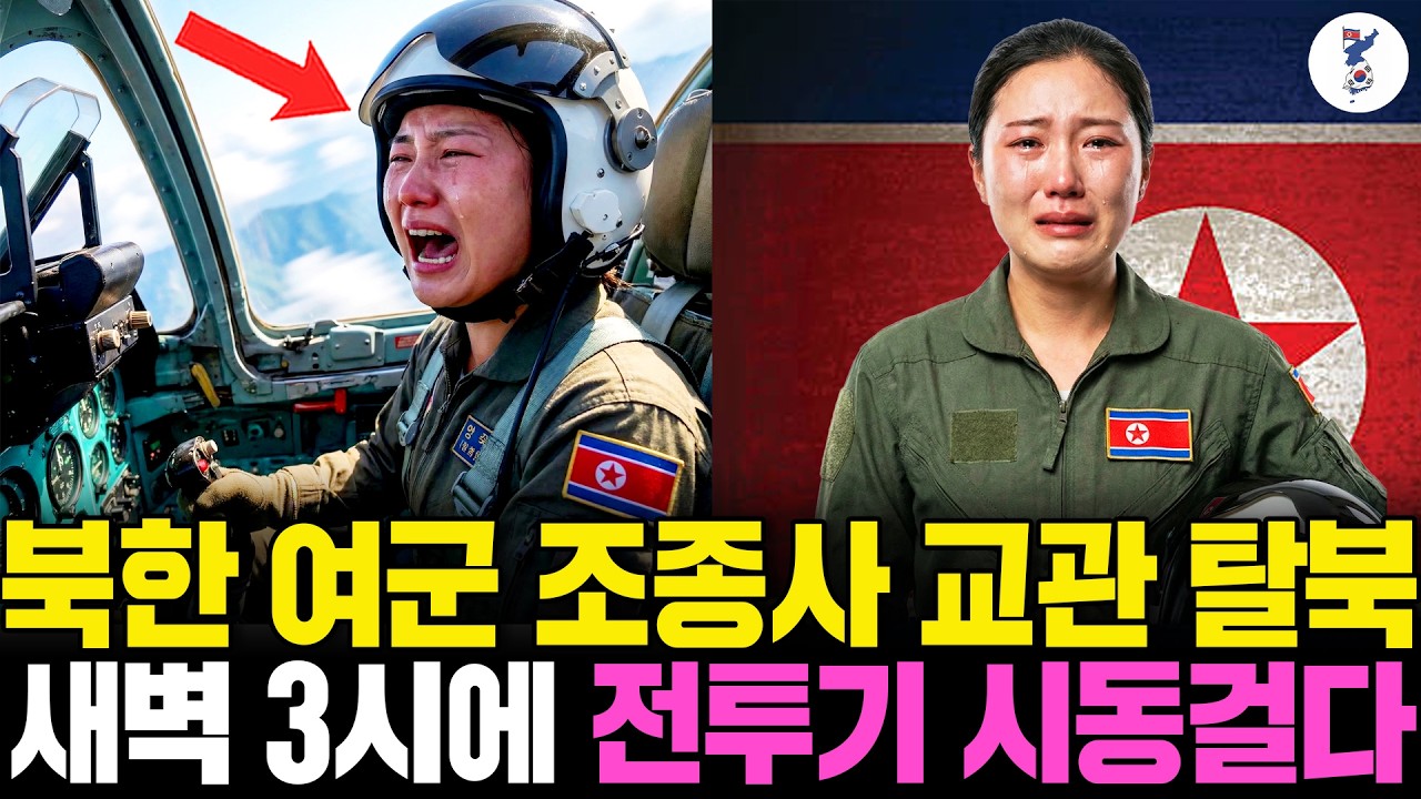 북한 여군 조종사 교관 탈북, 새벽 3시에 전투기 시동걸다ㅣ탈북감동사연