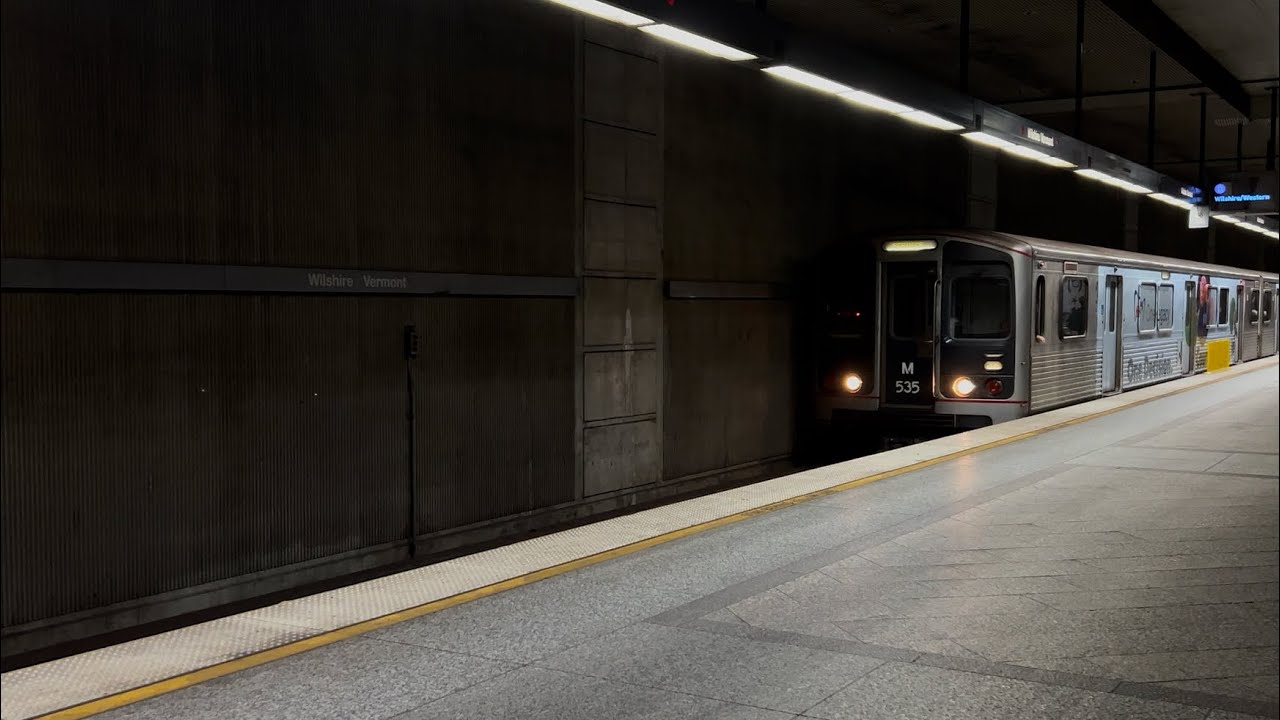 After 9pm service: D line cab view from wilshire/vermont to wilshire/western