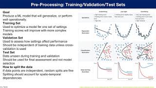 Understanding Key Components of the Atmospheric Science Machine Learning Pipeline