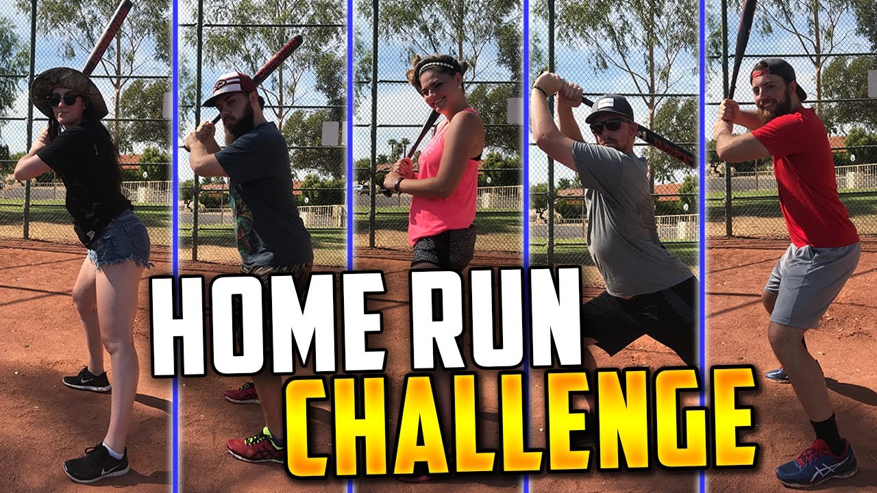 LONGEST SOFTBALL HOME RUN CHALLENGE! FT. GIRLFRIEND AND FAMILY! YouTube