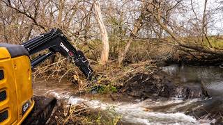 We Found A Huge Beaver Dam Blocking Water!