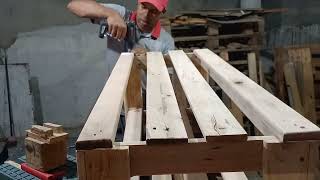 Banco Para Jardim Feito Com Madeira De Paletes