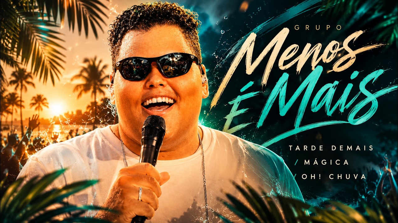 Grupo Menos É Mais - Tarde Demais / Mágica / Oh! Chuva (Letra/Lyrics)