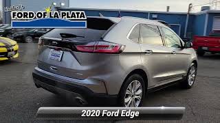 Used 2020 Ford Edge Titanium, La Plata, MD 00FS1006