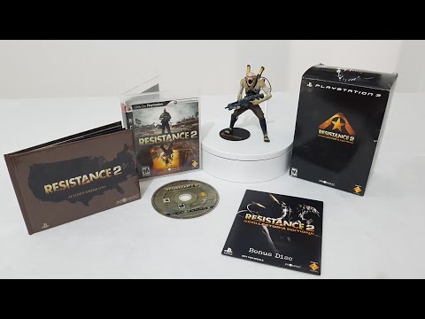 Resistance 2  Collectors Edition Ps3 unboxing