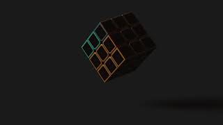 Rubik's Cube 3D Animation Test