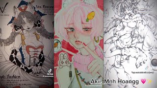 #8 tổng hợp tiktok tranh của các dân vẽ cực cuốnnnn 🥹💗✨🌷#drawing #art #tiktok #trending