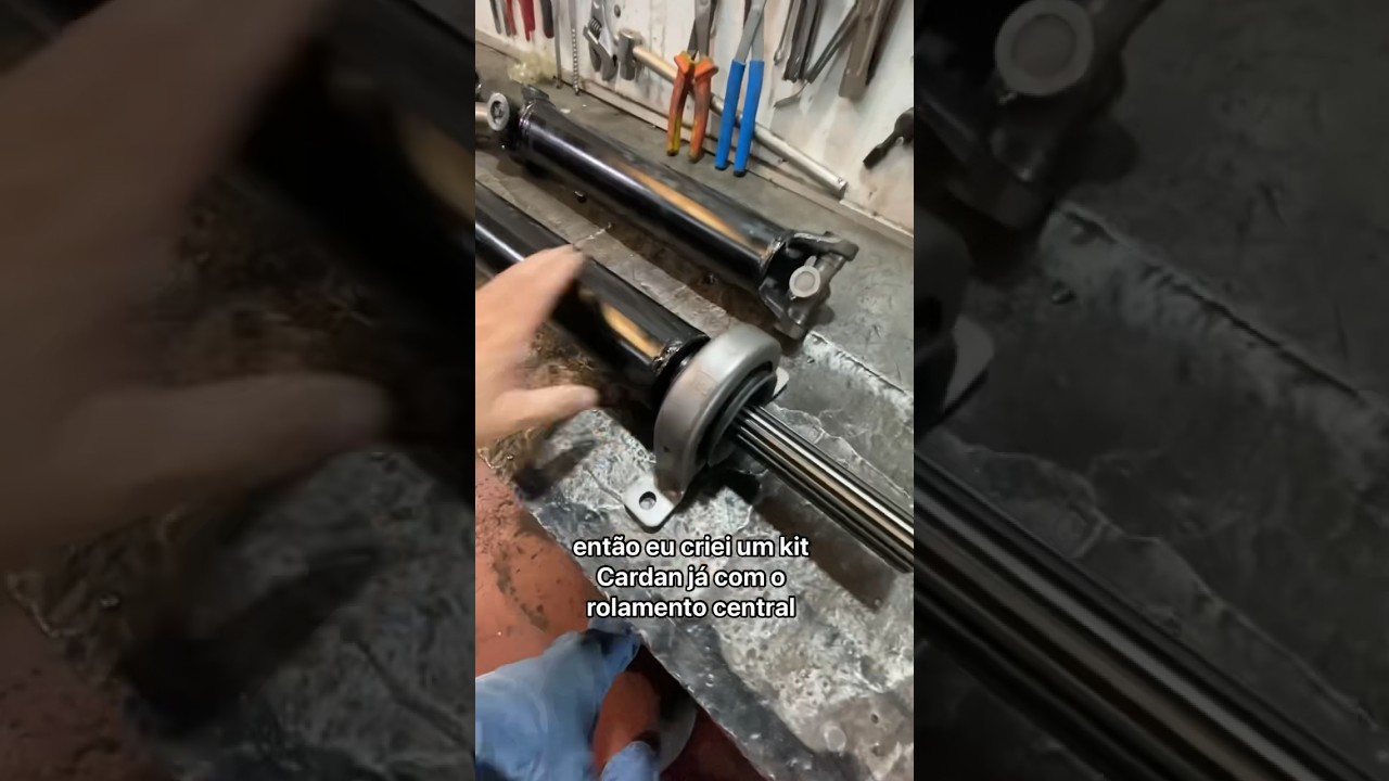 KIT CARDAN OMEGA COM CRUZETAS ELIMINANDO OS BOLACHÕES - YouTube