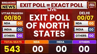 LIVE: Exit Poll Of North States | Lok Sabha Exit Poll | India Today Axis My India Exit Poll LIVE