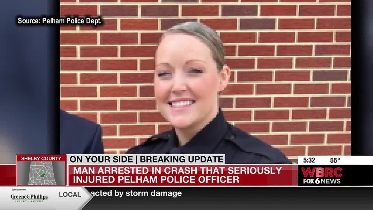 Man arrested in crash that seriously injured police officer - YouTube