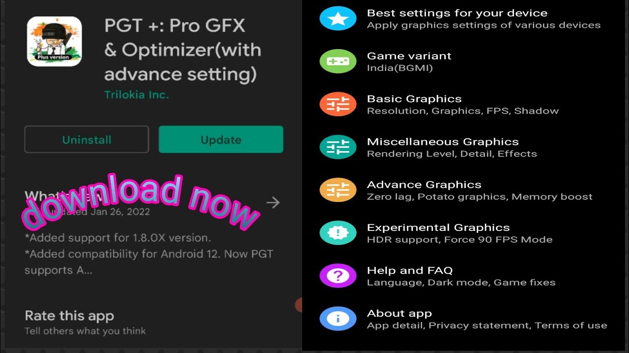 Pgt plus new update 0.21.0p version