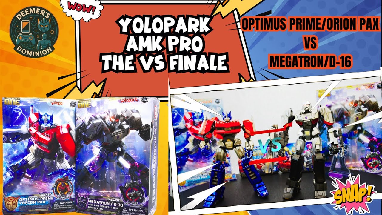 Yolopark AMK Pro Transformers One Optimus Prime Orion Pax + Megatron D-16