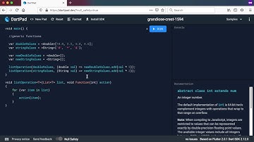 Dart Functions - Generic Functions