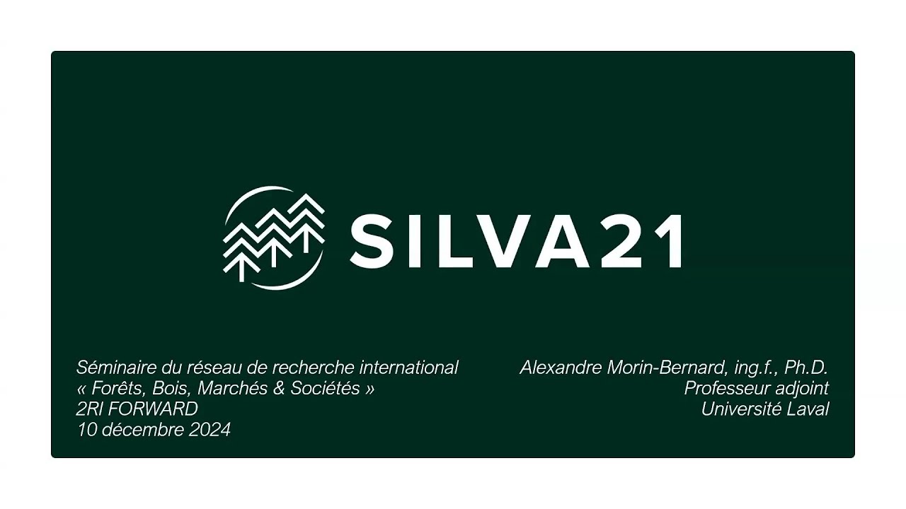 Un aperçu de l'initiative de recherche Silva21