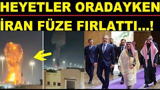 Her Yer Yaniyor. Heyet Oradayken Füze Atildi.