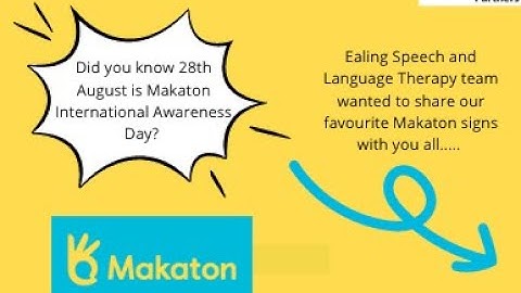 International Makaton Awareness Day 2022
