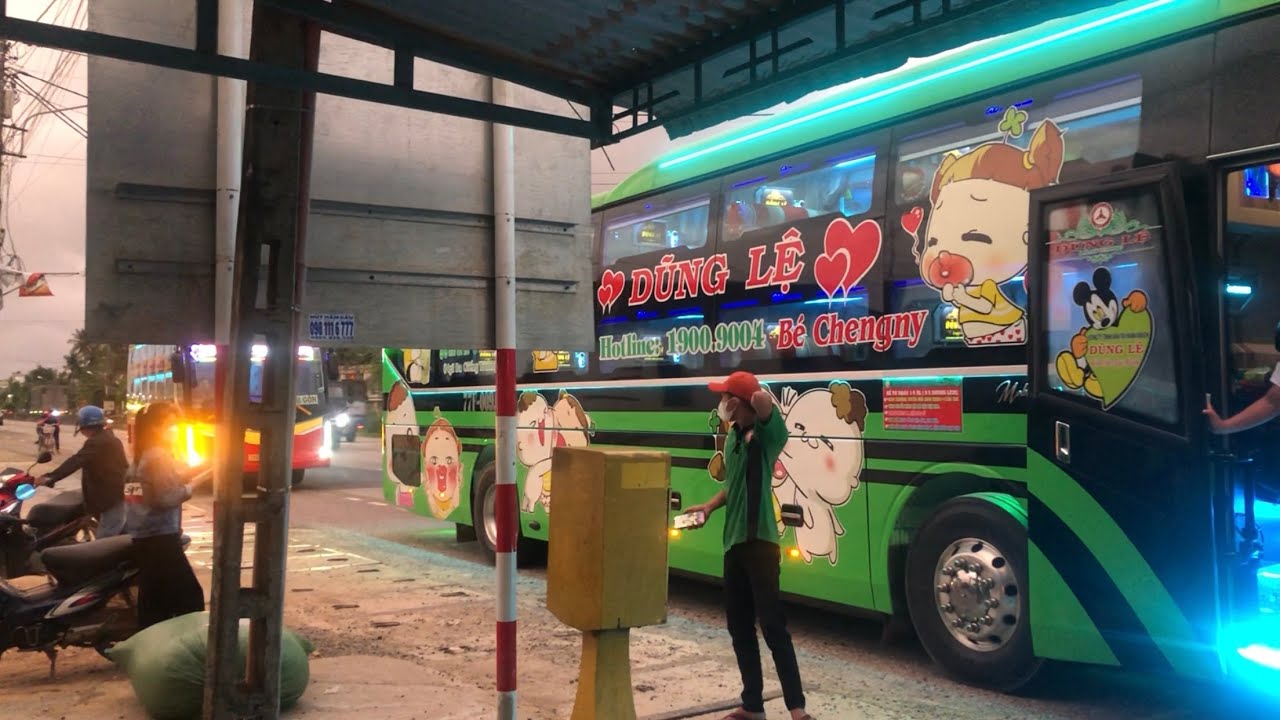 Xe Khách Việt Nam (Ngắm Xe Khách Đón Trả Khách Tại Bưu Điện Hoài Thanh,Bình Định) | Tấn Nguyễn 76