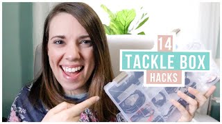 How to get organized using a tackle box