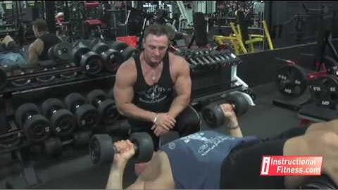 Instructional Fitness - Decline Dumbbell Bench Press