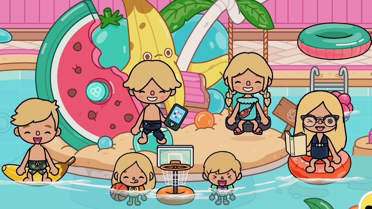 Family waterpark day!!🍦🌟🌈