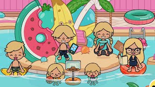 Family waterpark day!!🍦🌟🌈